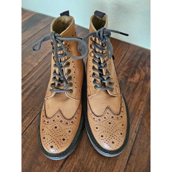 WALK london wingtip boots size 7 - Picture 2 of 5